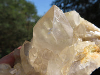 Natural Cascading Quartz Clusters With Large Optic Crystals  x 2 From Luena, Congo - TopRock