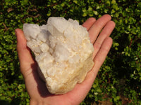 Natural "Cathedral Window" Candle Quartz Formations  x 3 From Madagascar