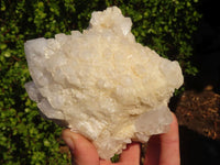 Natural "Cathedral Window" Candle Quartz Formations  x 3 From Madagascar