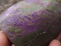 Polished Purple Stichtite & Serpentine Standing Free Forms  x 6 From Barberton, South Africa - TopRock