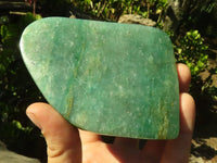 Polished Green Aventurine Free Forms  x 3 From Zimbabwe - Toprock Gemstones and Minerals 