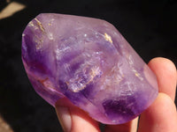 Polished Gorgeous Window Amethyst Crystals  x 5 From Madagascar - Toprock Gemstones and Minerals 