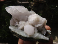 Natural Drusi Quartz Coated Calcite Pseudomorph Specimens  x 6 From Alberts Mountain, Lesotho - TopRock