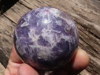 Polished Purple Lepidolite Spheres  x 4 From Madagascar - TopRock