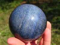 Polished Lazulite Spheres x 4 From Madagascar - TopRock