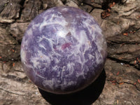 Polished Purple Lepidolite Spheres  x 4 From Madagascar - TopRock