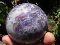 Polished Purple Lepidolite Spheres  x 4 From Madagascar - TopRock