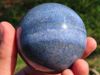 Polished Lazulite Spheres x 4 From Madagascar - TopRock