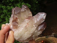 Natural Red Hematoid Quartz Clusters  x 2 From Karoi, Zimbabwe - TopRock