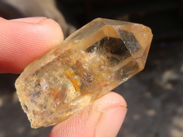 Natural Small Citrine Crystals  x 70 From Luena, Congo