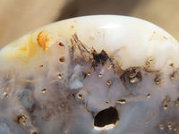 Polished Agate Standing Free Forms x 2 From Madagascar