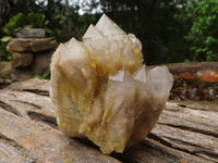 Natural Cascading White Phantom Smokey Quartz Specimens  x 6 From Luena, Congo - TopRock