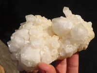 Natural "Cathedral Window" Candle Quartz Formations  x 3 From Madagascar