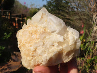 Natural "Cathedral Window" Candle Quartz Formations  x 3 From Madagascar