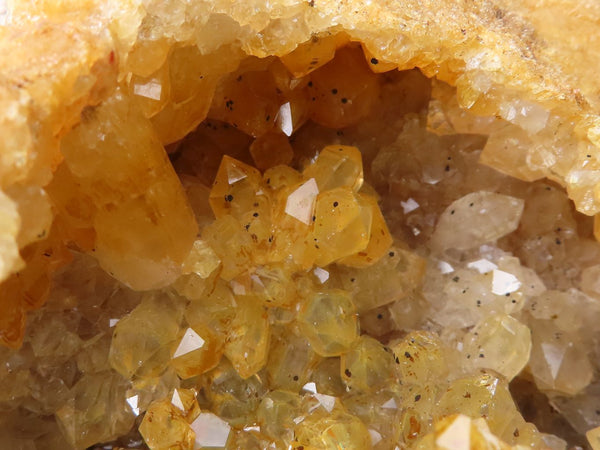 Natural Large Golden Limonite Quartz Cluster With Specular Hematite   x 1 From Solwezi, Zambia - TopRock