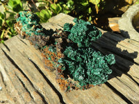 Natural Fibrous Acicular Silky Malachite Specimen  x 1 From Kasompe, Congo - Toprock Gemstones and Minerals 