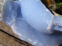 Natural Blue Lace Agate Geode Specimens  x 6 From Malawi - Toprock Gemstones and Minerals 