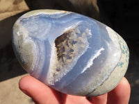 Polished Blue Lace Agate Free Forms  x 6 From Nsanje, Malawi