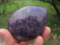 Polished Beautiful Deep Purple Lepidolite Standing Free Forms With Pink Rubellite Tourmaline & Quartz x 3 From Ambatondrazaka, Madagascar - TopRock