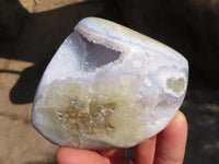 Polished Blue Lace Agate Free Forms  x 6 From Nsanje, Malawi