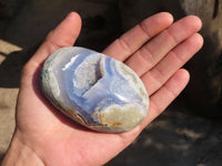 Polished Blue Lace Agate Free Forms  x 6 From Nsanje, Malawi