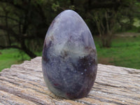 Polished Beautiful Deep Purple Lepidolite Standing Free Forms With Pink Rubellite Tourmaline & Quartz x 3 From Ambatondrazaka, Madagascar - TopRock