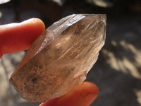 Natural Clear Smokey Quartz Crystals  x 12 From Malawi