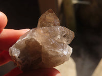 Natural Clear Smokey Quartz Crystals  x 12 From Malawi