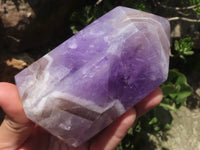 Polished Amethyst Points With Smokey Patterns x 2 From Madagascar - TopRock