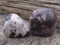 Polished Dark Purple Lepidolite Free Forms  x 5 From Zimbabwe - TopRock