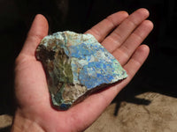 Natural Azurite & Malachite On Dolomite Specimens  x 12 From Kaokoveld, Namibia - Toprock Gemstones and Minerals 