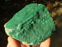 Natural Crystalline Malachite Specimens  x 6 From Congo