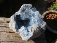 Natural Blue Celestite Geode Specimen  x 1 From Sakoany, Madagascar