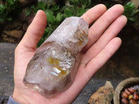 Polished Lovely Selection Of Smokey Window Quartz Crystals  x 3 From Akansobe, Madagascar - TopRock