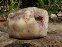 Polished XL Agate Geode With Amethyst Quartz Centre x 1 From Maintirano, Madagascar - TopRock