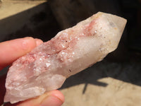 Natural Pink Candle Quartz Crystals  x 26 From Madagascar