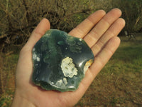 Polished Green Mtorolite Emerald Chrysoprase Plates  x 12 From Mutorashanga, Zimbabwe - TopRock