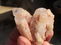 Natural Pink Candle Quartz Crystals  x 26 From Madagascar