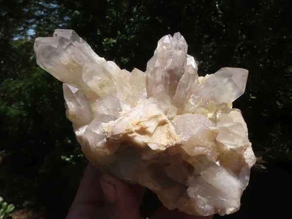 Natural Splayed Hematoid Included Phantom Quartz Clusters  x 2 From Karoi, Zimbabwe - TopRock