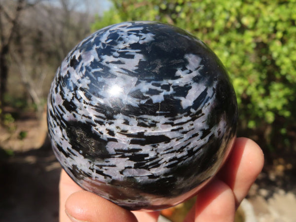 Polished Merlinite Gabbro Spheres  x 4 From Ambatondrazaka, Madagascar