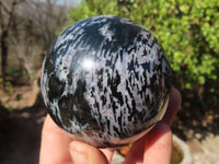 Polished Merlinite Gabbro Spheres  x 4 From Ambatondrazaka, Madagascar