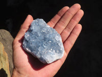 Natural Blue Celestite Crystal Specimens  x 6 From Sakoany, Madagascar - Toprock Gemstones and Minerals 