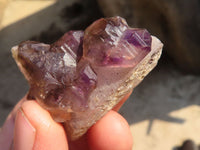 Natural Skeletal Smokey Amethyst Crystals  x 20 From Chiredzi, Zimbabwe