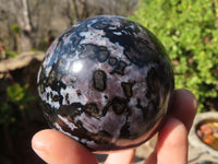 Polished Merlinite Gabbro Spheres  x 4 From Ambatondrazaka, Madagascar