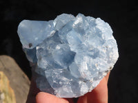 Natural Blue Celestite Crystal Specimens  x 6 From Sakoany, Madagascar - Toprock Gemstones and Minerals 