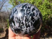 Polished Merlinite Gabbro Spheres  x 4 From Ambatondrazaka, Madagascar