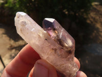 Natural Skeletal Smokey Amethyst Crystals  x 20 From Chiredzi, Zimbabwe