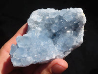 Natural Blue Celestite Crystal Specimens  x 6 From Sakoany, Madagascar - Toprock Gemstones and Minerals 