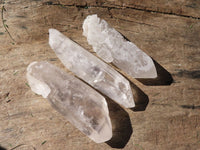 Natural Large Single Quartz Crystals  x 19 From Mpika, Zambia - Toprock Gemstones and Minerals 