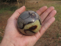 Polished Septaria (Calcite & Aragonite) Spheres  x 5 From Madagascar - TopRock